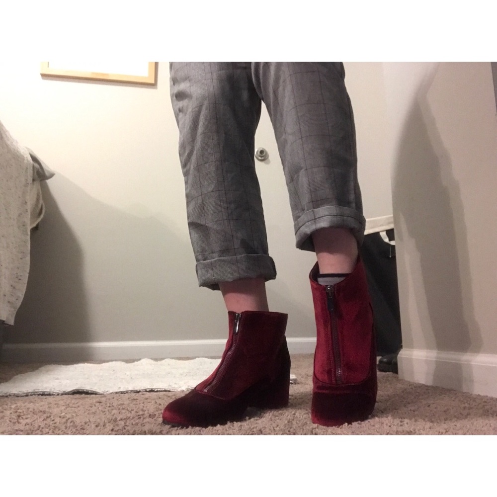 Red Velvet Booties